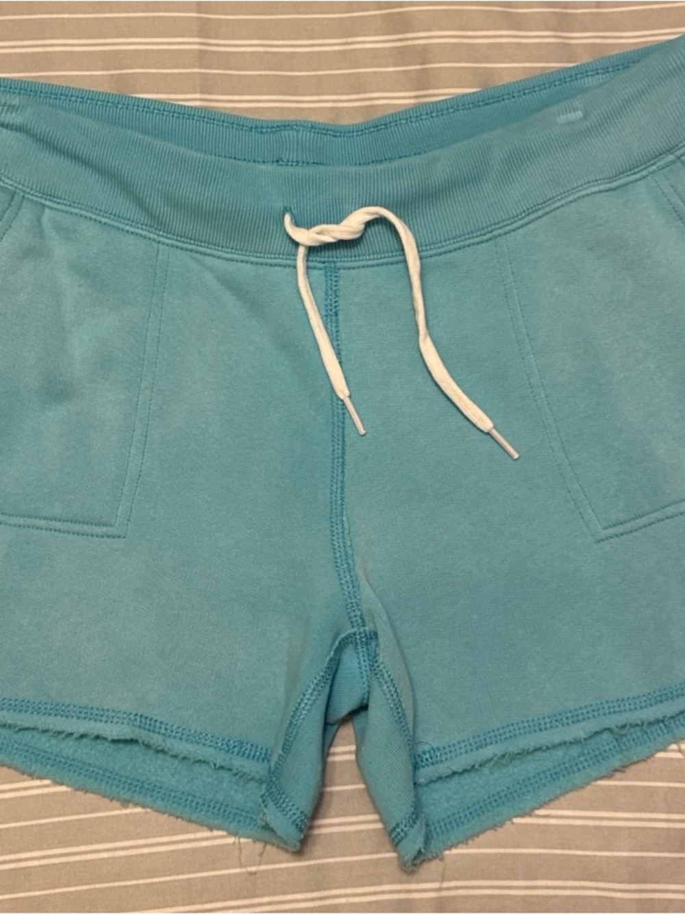 Ralph Lauren Turquoise Drawstring Athletic Shorts